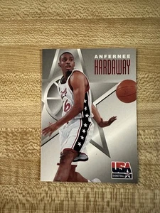 1996 Fleer Skybox USA Basketball Afernee Hardaway Card 2 - Bild 1 von 3