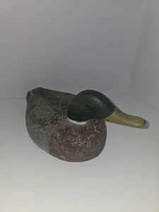 Vintage Mallard Duck Decoy Folk Art Hunting Decoy Father's Day - Picture 1 of 3