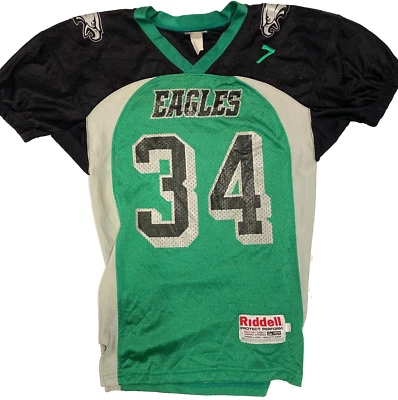 Riddell EAGLES 足球球衣 #34 青少年中号 — 第 1/4 张图片