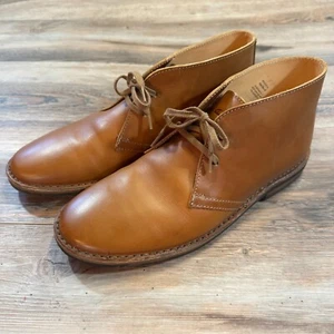 Stivali Chukka Astorflex Vera Pelle da uomo taglia 11 in pelle marrone punta tonda stringati - Foto 1 di 8