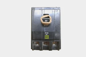Square D QOB360VH 60A, 3 Pole, 240V, 22kA, QO Bolt-on Miniature Circuit Breaker - Picture 1 of 5