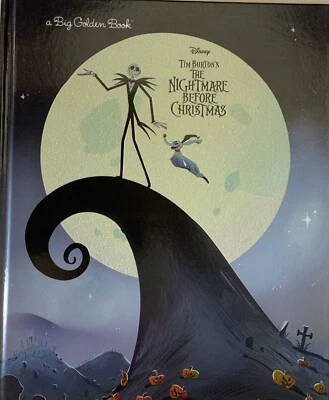 Big Golden Book Disney The Nightmare Before Christmas Hardcover NEW Foto 1 de 2