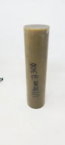 ULTEM 2300 30% Glass Filled PEI Round Rod 2.5" Diameter 10" Length - Picture 1 of 3