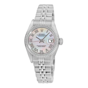 ROLEX Stainless Steel 26mm  Mother of Pearl Datejust 79174  Box MINTY Warranty - Picture 1 of 5