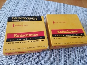 2 Packs Vintage KODACHROME Color Movie Film 16mm k-11 1959 and 1960 - Picture 1 of 6
