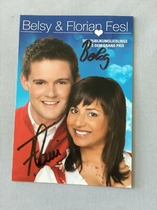 BELSY UND FLORIAN FESL original signierte Autogrammkarte 10 x 15 TOP! - Bild 1 von 1