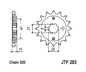JT Pignone 15 Denti Passo 520 / 283.15 JT Pignoni - Foto 1 di 1