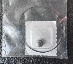 Longines Stainles Steel Crown With Gasket L359129726 E22-6 - Bild 1 von 2