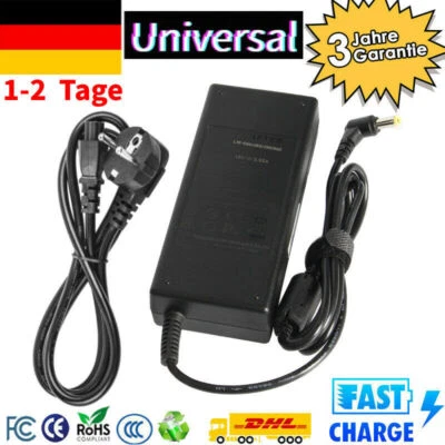 19V 3.42A 65W Laptop Netzteil Ladegerät Ladekabel für MEDION ASUS Acer Fujitsu - Bild 1 von 4