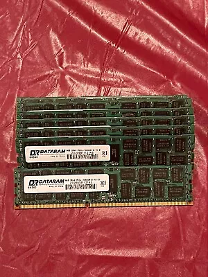 8GB Dataram 64340 DTM64340 2Rx4 DDR3-1333 PC3L-10600R ECC REG Server Memory - Image 1 of 2