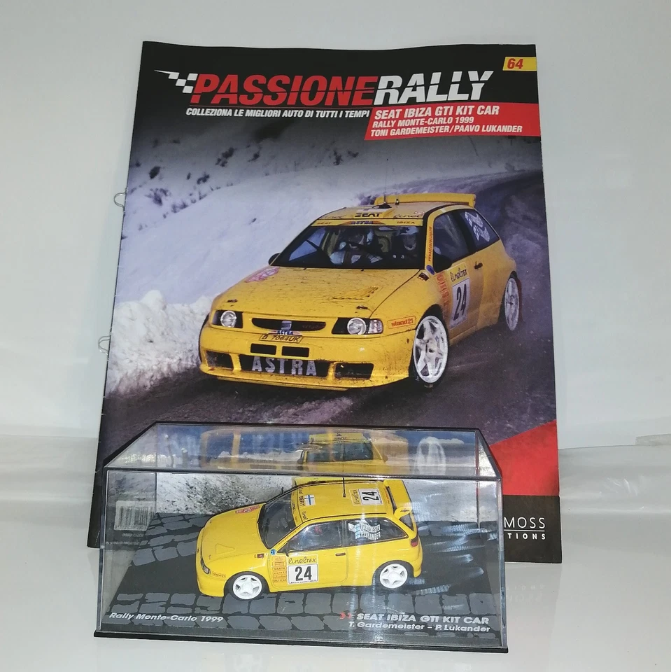SEAT IBIZA GTI KIT CAR RALLY MONTE-CARLO 1999 CON FASCICOLO SCALA 1/43 - Immagine 1 di 1