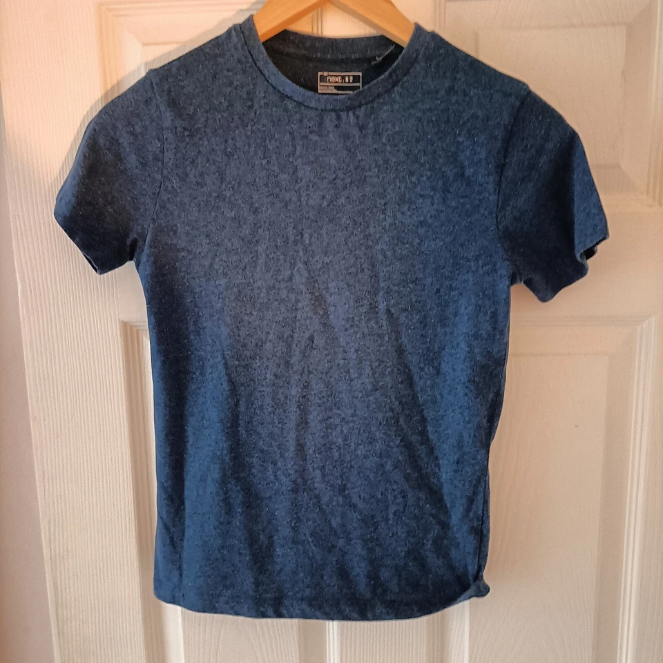 Next Boys Age 10 Years Blue Plain T-shirt - Image 1 of 4