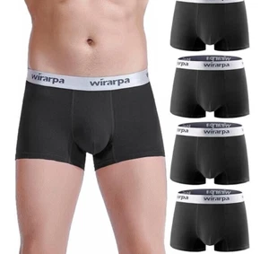 4 pk Wirarpa Mens Underwear Cotton Comfortable Stretch Wide Waistband 1408b - Picture 1 of 1