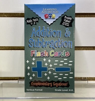 Learning Advantage Addition & Subtraction  Equations Flash Cards Sealed - Image 1 of 4
