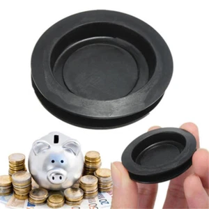 2X Rubber Money Saving Box Piggy Bank Closure Plug Stopper Cover OD:42mm ID:32mm - Picture 1 of 9