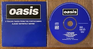 OASIS Definitely Maybe 1994 Sony UK PROMO Album Sampler CD Liam GALLAGHER Noel - Picture 1 of 2
