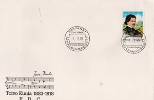 A5 Finland 1983, FDC - 7.7.83, Toivo Kuula |883-|9|8. - Picture 1 of 1
