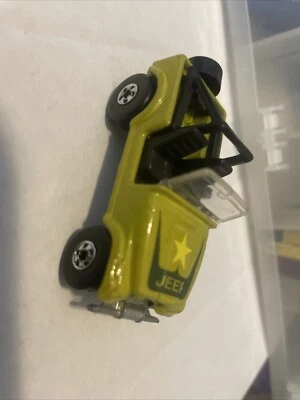 1981 Hot Wheels Color Changers Jeep CJ7 Army Military 1:64 Black Walls BW B - Image 1 of 4