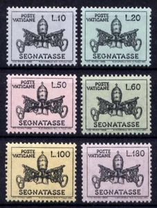 VATICAN Sc#J19-24 1968 Postage Due MNH - Picture 1 of 1