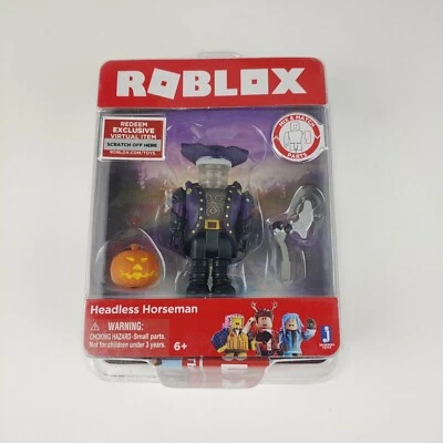 Figura de acción Roblox Headless Horseman con código de juego de artículo virtual exclusivo Foto 1 de 4