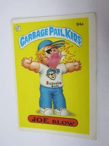 1986 Topps Garbage Pail Kids Series 3 Joe Blow #84a Vintage Card - Picture 1 of 2