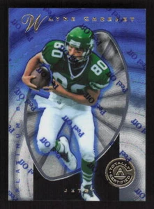 1997  Pinnacle Totally Certified Platinum Blue #84 Wayne Chrebet Jets /2499 - Picture 1 of 2