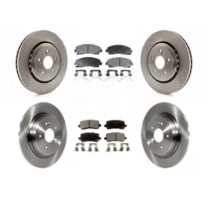 Front Rear Rotors Semi-Metallic Brake Pads Kit for 2015-2020 Acura TLX - Picture 1 of 6