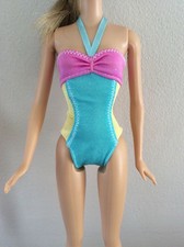 barbie doll swimming costume bathing suit leotard clothes dress fashion gown