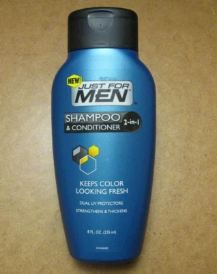 Just For Men 2-in-1 Shampoo & Conditioner [8.0 fl oz] Blue Bottle - Image 1 of 4