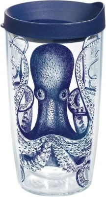 Tervis Octopus Double Walled Insulated Tumbler Travel Cup Hot/Cold Drinks 16 oz. - Image 1 of 4