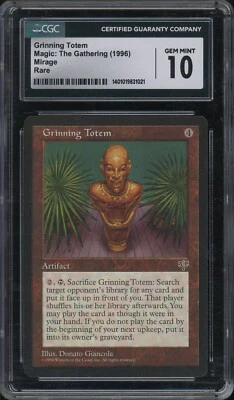CGC 10 Gem Mint - Grinning Totem Mirage MTG Magic the Gathering PSA BGS Quality - Image 1 of 2