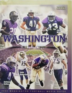 GUÍA DE MEDIOS DE FÚTBOL WASHINGTON HUSKIES-2002 - Imagen 1 de 2