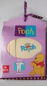 Hanes Baby Wear Pooh Medium 17-21 lbs. Union Suit Disney Winnie The Pooh 1999 - Picture 1 of 3
