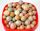 67 Old Clay Marbles