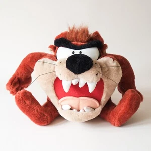 Juguete suave de peluche TALKING TAZ Looney Tunes Tornado Taz - suena gruñido y giro - Imagen 1 de 7