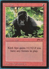 Kird Ape Arabian Nights NM Red Common MAGIC GATHERING CARD (ID# 219895) ABUGames