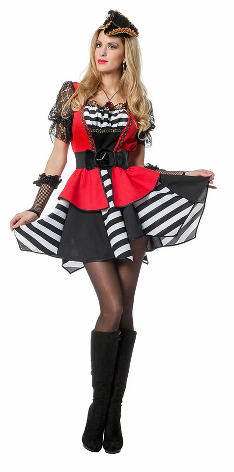 70005-WILBERS Piratin Pirat Piraten Kostüm sexy Damen Piratenbraut Freibeuter Fasching KK
