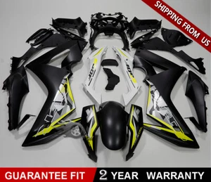 White Yellow Black ABS Fairing Kit Bodywork Set Fit For Honda CBR650F 2014-2018 - Picture 1 of 9