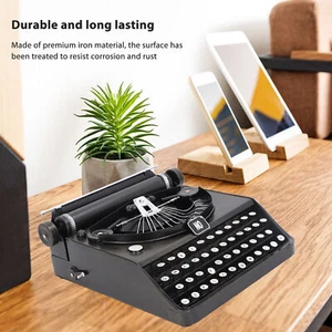 Antique Typewriter Model Black Retro Vintage Portable Manual Props Model - Picture 1 of 12