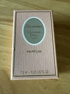Christian DIOR Diorissimo Parfum Pure Perfume (7.5 ml/0.25 oz) Vintage - Picture 1 of 10