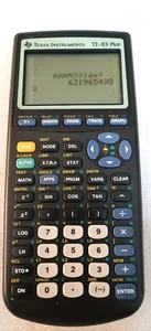 Vtg 1999 Estate Texas Instruments TI-83 Plus Calculator Works? - Picture 1 of 6