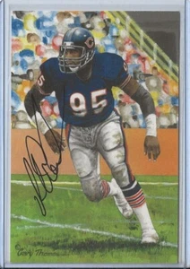 Class of 2011 Richard Dent Goal Line Art Postcard - Autographed/Signed - Picture 1 of 2