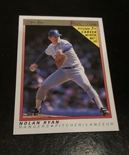1991 O-Pee-Chee Premier Nolan Ryan #102 HOF Texas Ranger