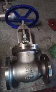 Globe valve 3", Flanged, SS 316, Class 150...SEE DESCRIPTION... - Picture 1 of 5