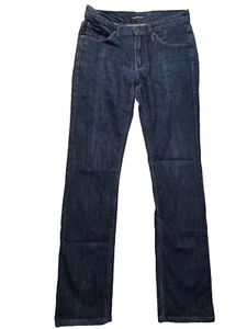 James Jeans Womens Hunter Jean Y2K Denim Pants Size 28 Straight Leg Dark Wash - Picture 1 of 17