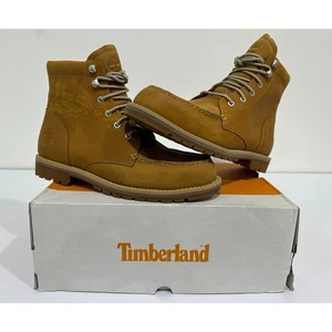 Timberland Men's Redwood Falls WP Moc Toe Boot Wheat Grain Size 10 NIB #010S - Picture 1 of 11