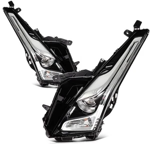 Pair LED Headlights Assembly Fit For 2013-2017 2018 Cadillac ATS Headlamps - Bild 1 von 11