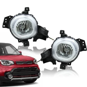 Fit For Kia Soul 2017 2018 2019 Front Bumper Fog Light Lamp Right Passenger Side - Picture 1 of 8