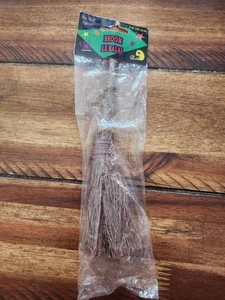 Escoba ramita artesanal de fibra sellada 1994 vintage nueva 7639 8 pulgadas - Imagen 1 de 4