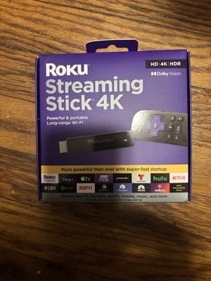 Roku Streaming Stick 4K HDR Dolby Vision Streaming Device (3820R2) - Image 1 of 3